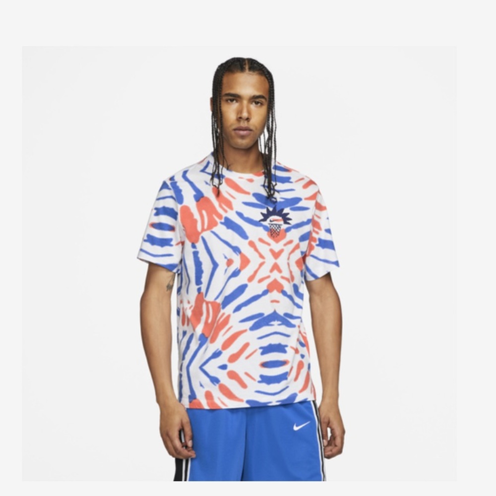 New Nike Men's Festival Tie Dye Graphic Basketball T-Shirt DD0811-100 BNWTS $40
